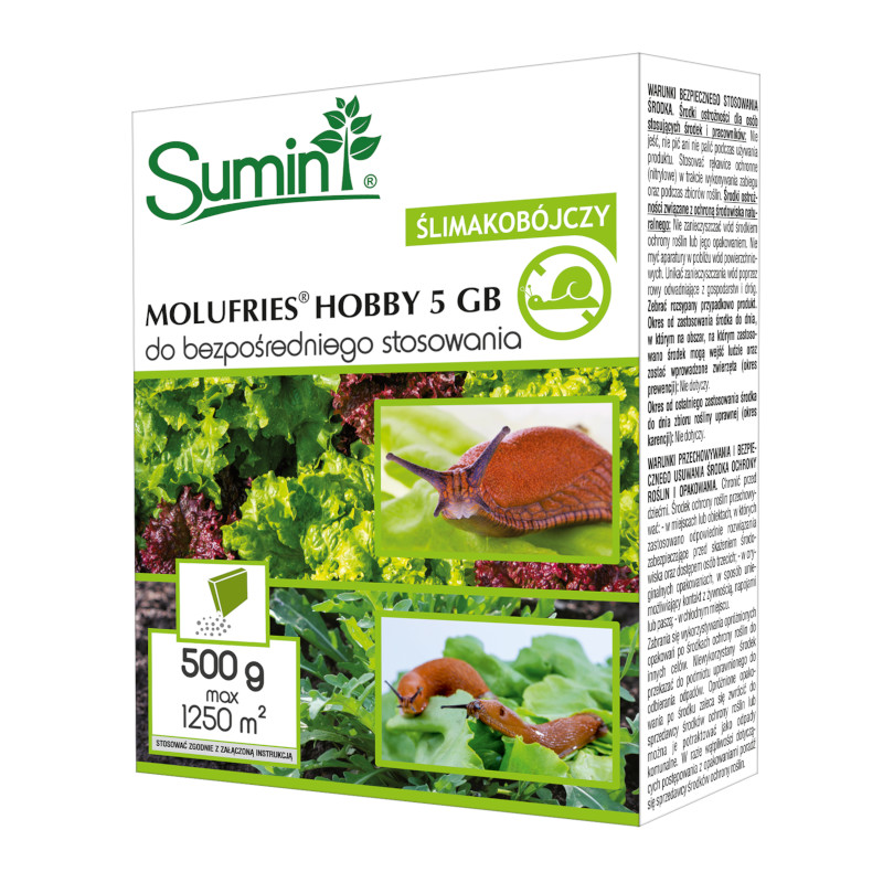 Preparat na ślimaki Sumin Molufries 5GB 500g