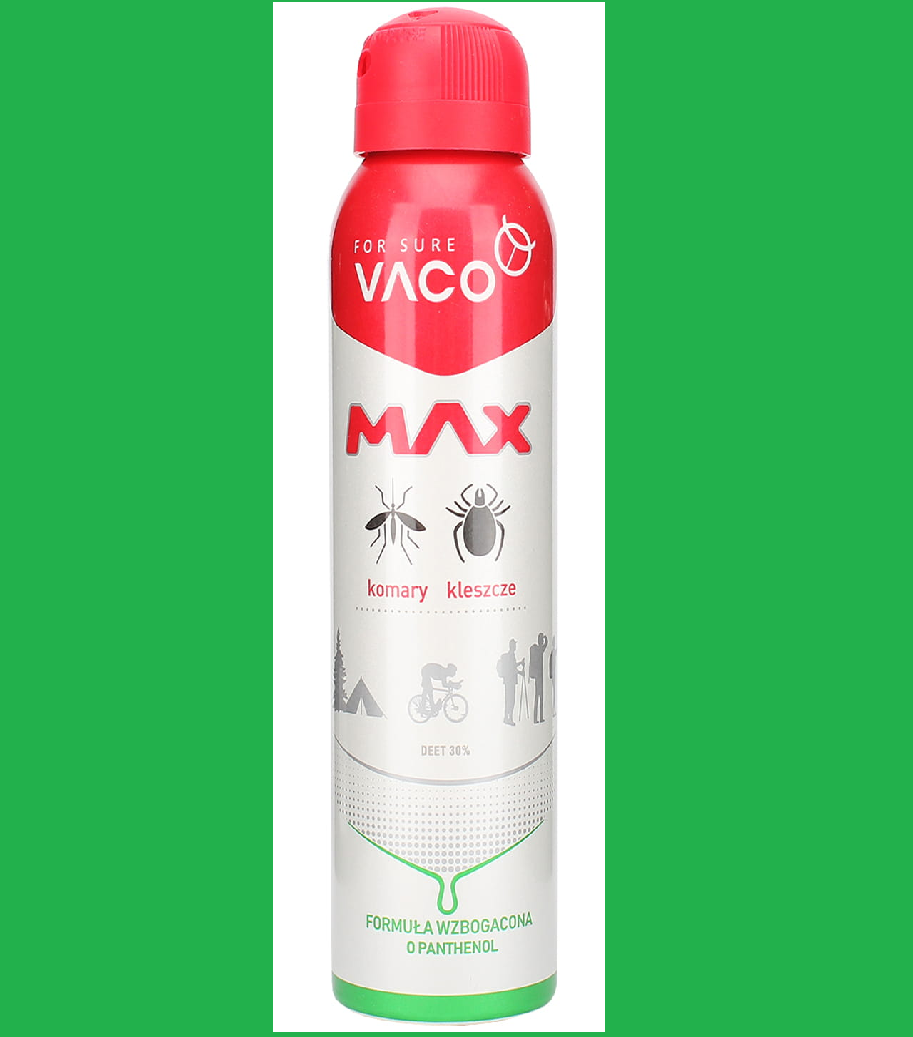 Spray na komary i kleszcze Vaco Max Deet 30% 100ml