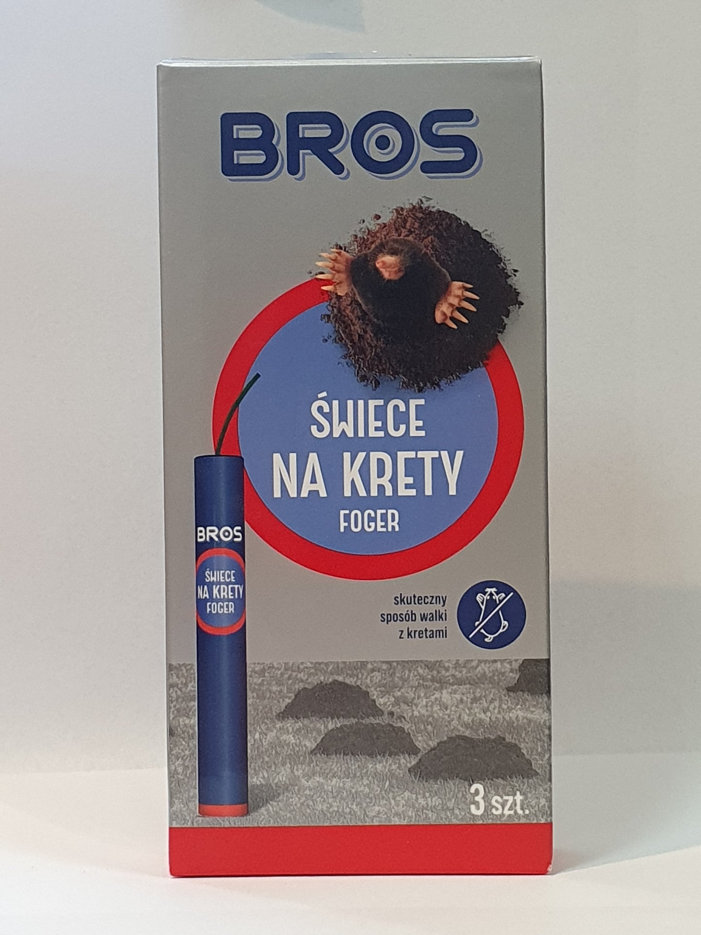 Świece odstraszające na krety BROS Foger 3szt.