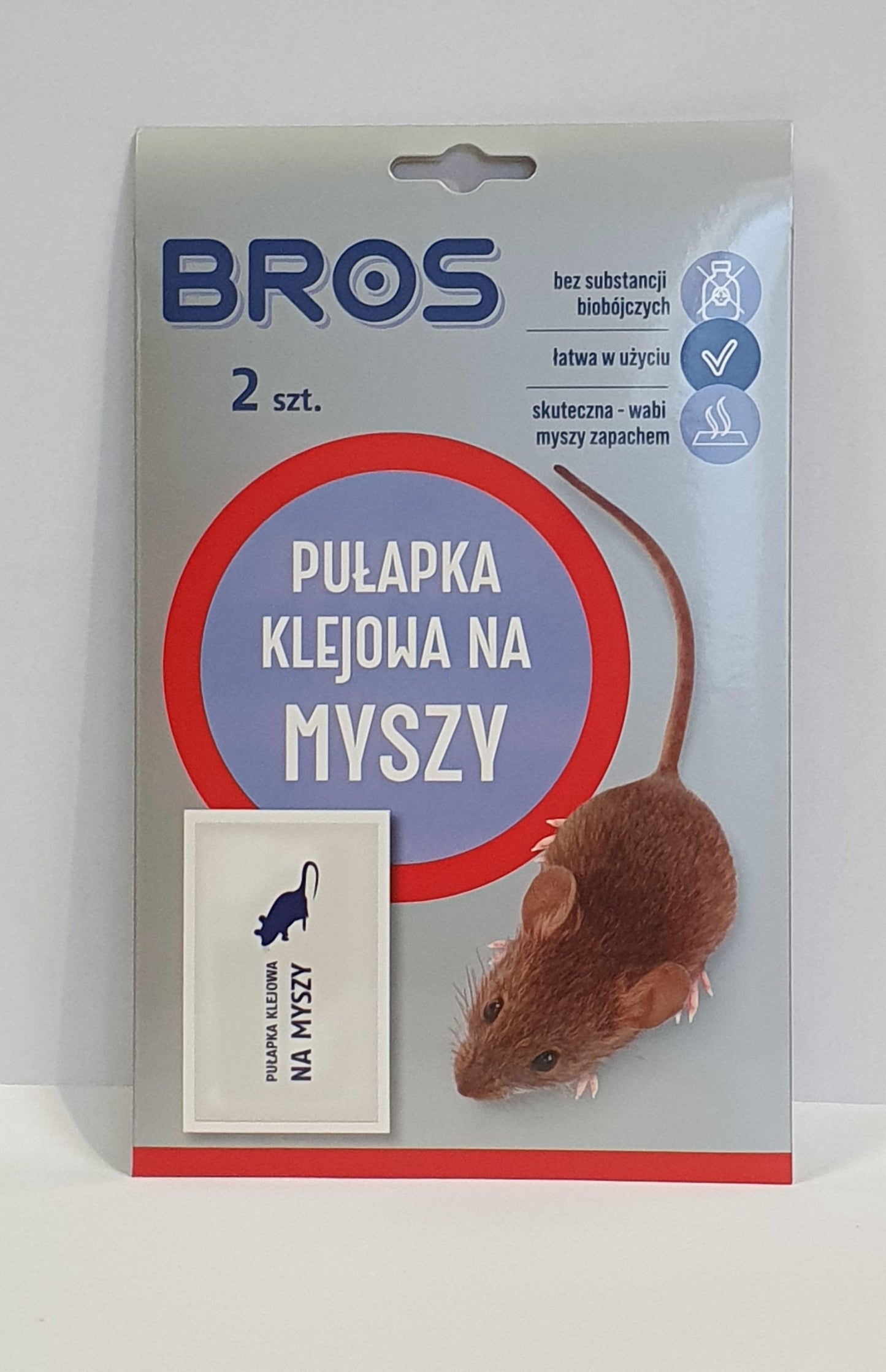 Pułapka klejowa na myszy BROS 2 szt.