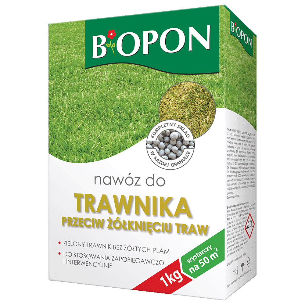 Nawóz przeciw żółknięciu do trawnika BOPON 5kg