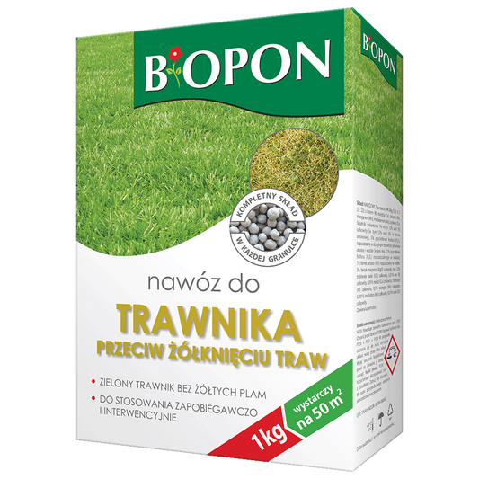 Nawóz przeciw żółknięciu do trawnika BOPON 5kg