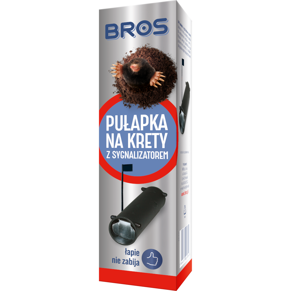 Pułapka na krety z sygnalizatorem BROS