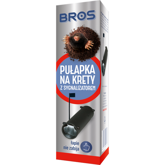 Pułapka na krety z sygnalizatorem BROS