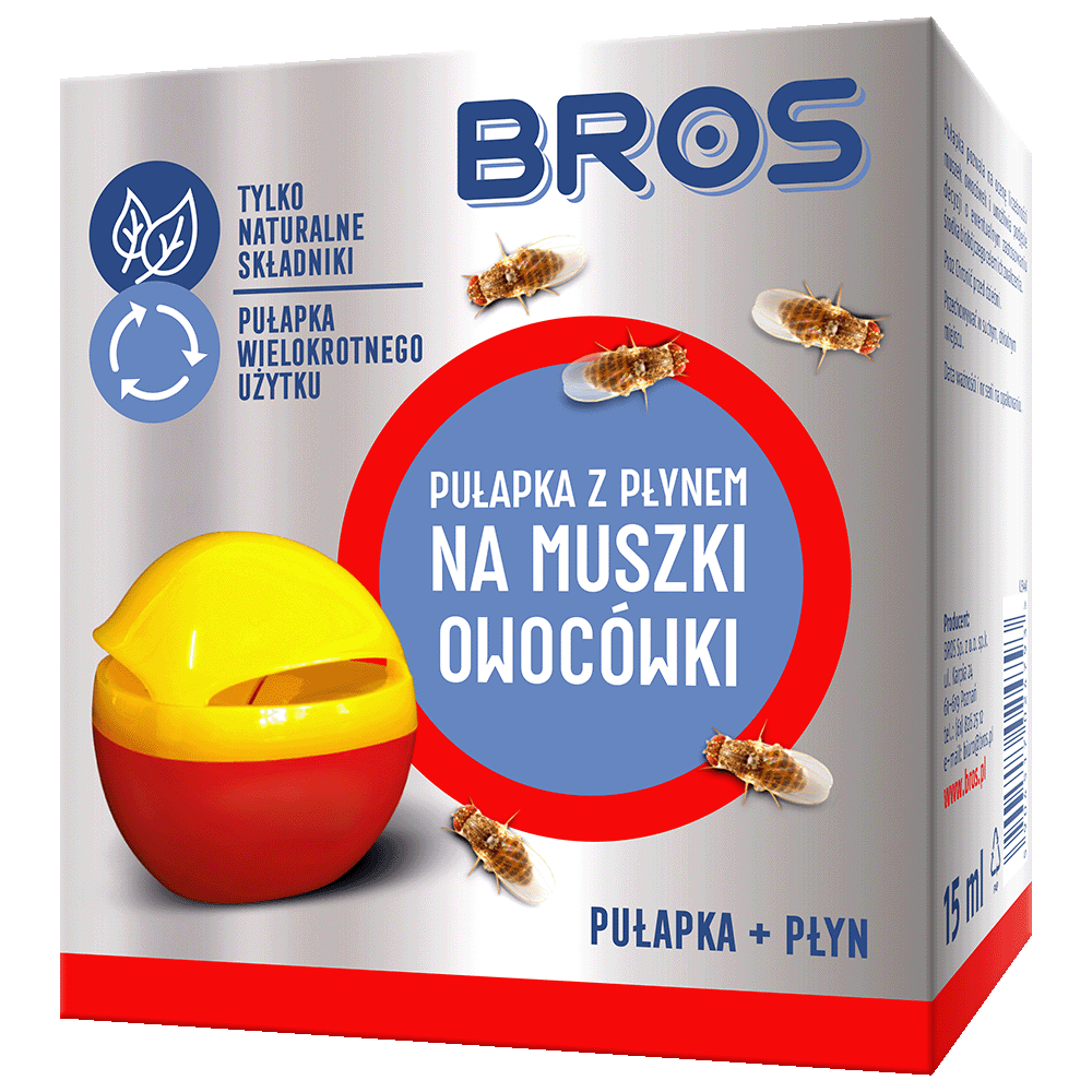 Pułapka na muszki owocówki BROS 15 ml