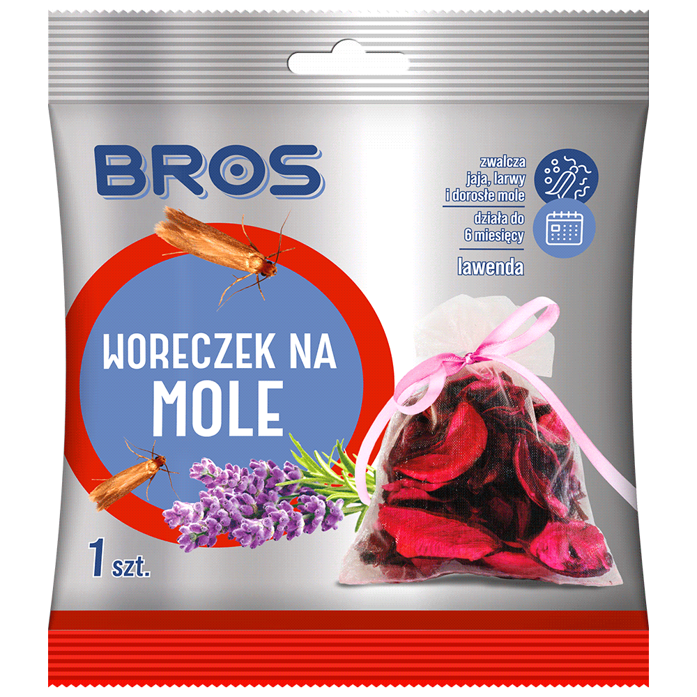 Woreczek lawendowy na mole Bros