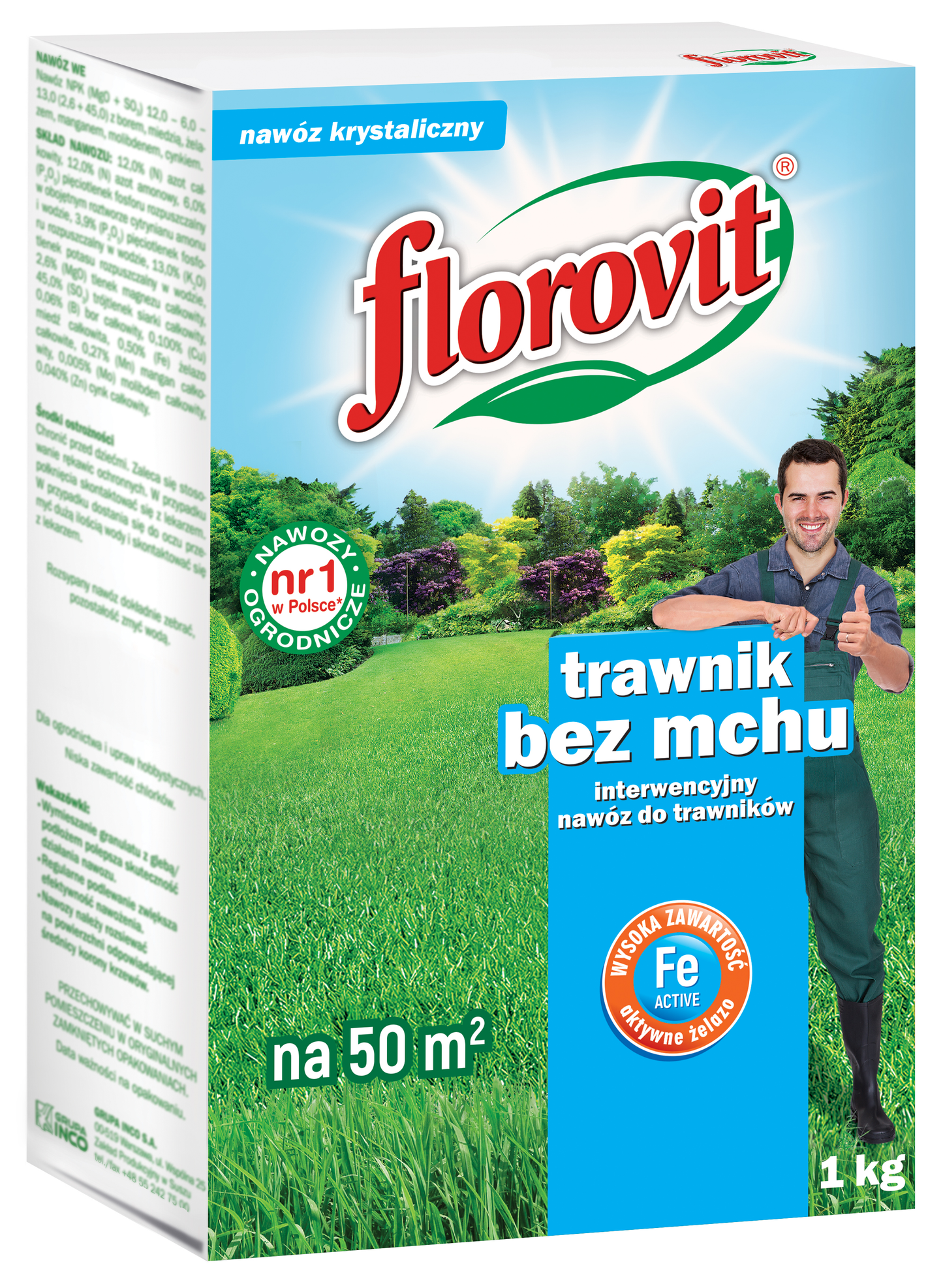 Florovit nawóz anty mech 1kg karton