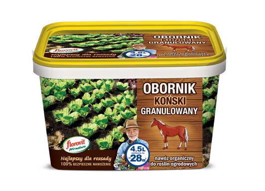 Obornik granulowany koński 20l  Pro NATURA inco Florovit