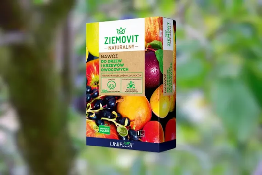 Ekologiczny granulowany nawóz do drzew i krzewów owocowych Ziemovit 1kg, 3kg