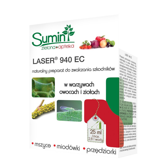 Preparat na szkodniki do owoców i warzyw Sumin Laser 940EC 25ml