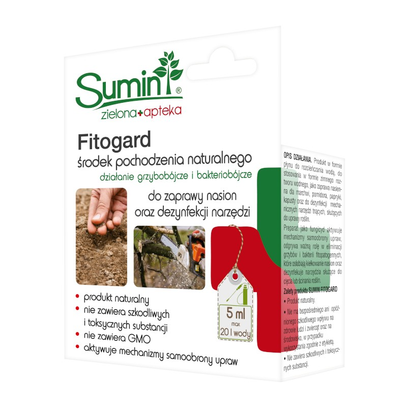 Naturalna zaprawa do nasion Fitogard Sumin 5ml