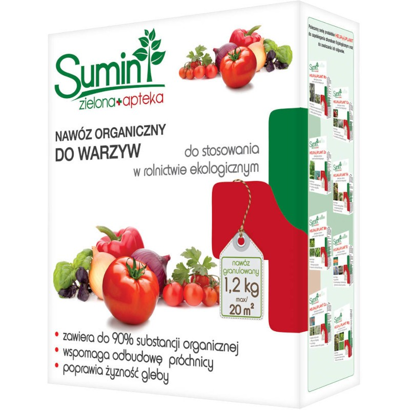 Nawóz organiczny do warzyw Sumin 1,2kg