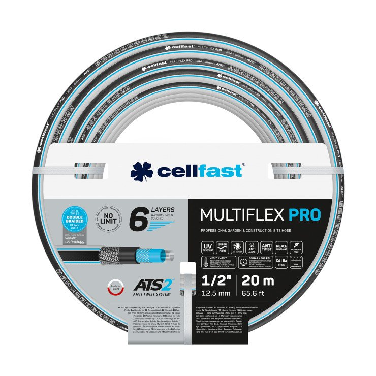 Wąż ogrodowy MULTIFLEX PRO ATS2™ 1/2" 20m