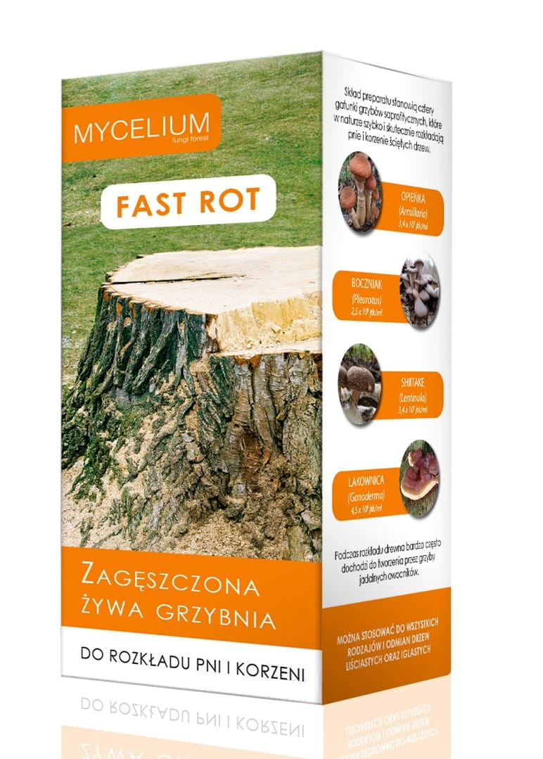 Fast Rot grzybnia do rozkładu pni 250ml