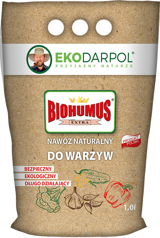 Nawóz sypki do warzyw Biohumus Extra 1L