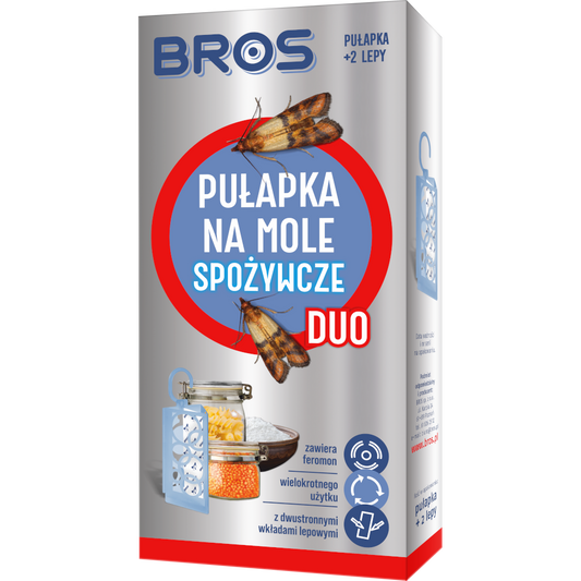 Pułapka na mole spożywcze Duo plus 2 wkłady BROS