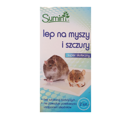 Sumin lep na myszy i szczury 2szt.